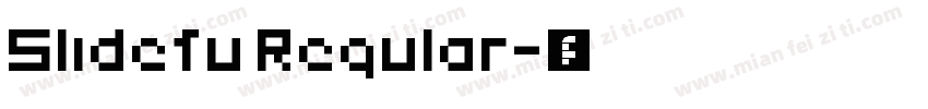 Slidefu Regular字体转换